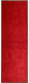 Wycieraczki - vidaXL Wycieraczka z możliwością prania, czerwona, 60 x 180 cm - miniaturka - grafika 1