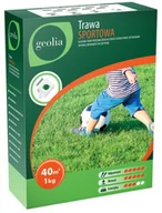 Trawy i trawniki - GEOLIA Nasiona trawy na tereny sportowe + mikoryza 1kg Geolia - miniaturka - grafika 1