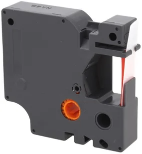 Dymo Zamiennik taśmy D1 45012 12mm przeźroczysta/czerwony - Etykiety do drukarek - miniaturka - grafika 4