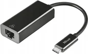 Adaptery i przejściówki - Trust Adapter Usb-c Ethernet 1Gbps do MacBook - miniaturka - grafika 1