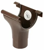 Rynny i akcesoria - Marley Wylot rynny średnica 12 5 / 10 5 cm brązowy - miniaturka - grafika 1