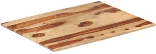 vidaXL Blat stołu, lite drewno sheesham, 15-16 mm, 60x70 cm vidaXL - Blaty meblowe i parapety okienne - miniaturka - grafika 2