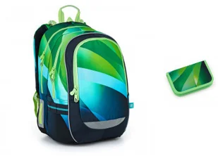 Topgal Lekki plecak dwukomorowy CODA 22018 - - Plecaki szkolne i tornistry - miniaturka - grafika 2