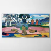 Obrazy i zdjęcia - PL Coloray Obraz Szklany Dzień Bóg Paul Gauguin 100x50cm - miniaturka - grafika 1