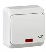 Klawisze i ramki - Przycisk natynk światło podświetlany Prima, eKopel - miniaturka - grafika 1