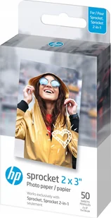 HP Sprocket Zink Paper 2x3" 50 szt SB6357 - Filmy fotograficzne - miniaturka - grafika 2