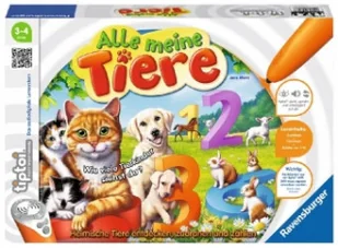 Ravensburger tiptoi: wszystkie moje zwierząt  00776/naucz żartobliwie wartości od 1 do 10 za pomocą obcych zwierząt - Gry planszowe - miniaturka - grafika 2