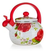 Czajniki na gaz - Banquet Czajnik emaliowany Rose, 2,2 l - miniaturka - grafika 1