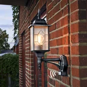 Lampy ścienne - Konstsmide Milano lampa ścienna Czarny, 1-punktowy 7268-759-DO1 - miniaturka - grafika 1