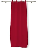 Zasłony - Soleil d'ocre Przyciemnienie Soleil D 'ocre zasłona z oczkami, poliester, czerwony, 140x180 cm 32080 - miniaturka - grafika 1