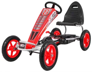 Gokart Na Pedały Full Ahead AIR Czerwony - Jeździki dla dzieci - miniaturka - grafika 2