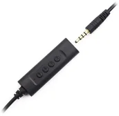 Akcesoria do słuchawek - Sandberg adapter Headset USB Controller 3,5mm jack na USB 1,5m czarny - miniaturka - grafika 1