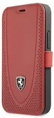 Etui i futerały do telefonów - Ferrari FEOGOFLBKP12SRE iPhone 12 mini 5,4" czerwony/red book Off Track Perforated hurtel-67362-0 - miniaturka - grafika 1