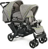 Wózki dziecięce - CHIC 4 BABY Duo Jeans grey - miniaturka - grafika 1