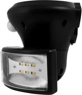 Polux Zewnętrzna LAMPA solarna PIR 307729 elewacyjna LAMPA ścienna LED 5W z czujnikiem zmierzchowo ruchowym IP44 czarny 307729 - Lampy ogrodowe - miniaturka - grafika 2