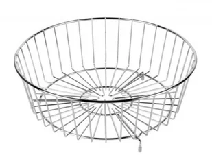 Deante Koszyk zlewozmywakowy stalowy okrągły ZZE 080K chrom - Koszyki łazienkowe - miniaturka - grafika 5