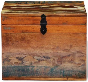 vidaXL vidaXL Skrzynia z drewna odzyskanego - Pudła i pojemniki do przechowywania - miniaturka - grafika 5