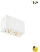 Oprawy, klosze i abażury - SLV SPOTLINE Triledo podwójna biała LED 1002008 - miniaturka - grafika 1