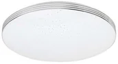 Lampy ścienne - Rabalux Plafon Lampa Sufitowa Oscar 3347 Ścienna Oprawa Kinkiet Led 18w 4000k Okrągły Z Efektem Gwiazd Biały Chrom 3347 - miniaturka - grafika 1