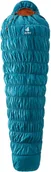 Śpiwory - Deuter Exosphere -10° SL Sleeping Bag Women, turkusowy/pomarańczowy Right Zipper 2022 Śpiwory syntetyczne 3700621-3911-0 - miniaturka - grafika 1