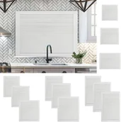 Akcesoria do drzwi - shumee Drzwi żaluzjowe lite drewno sosnowe białe 69x39,4 cm - miniaturka - grafika 1