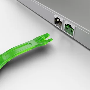 LINDY 40631 Klucz do blokera blokady) portu RJ45 zielony LY-40631 - Części i akcesoria do laptopów - miniaturka - grafika 3