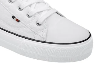 Mustang Trampki 48C0033 Białe 1272-301-1 Weiss 21336 - Trampki damskie - miniaturka - grafika 5