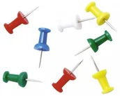 Akcesoria do tablic - Allboards Pineski lub Pinezki beczułki opakowanie 30 szt PIN30 - miniaturka - grafika 1