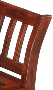 vidaXL vidaXL Ławka, 111 cm, lite drewno akacjowe - Ławki do przedpokoju - miniaturka - grafika 6