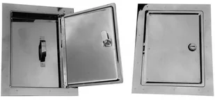 unimet DRZWICZKI KOMINOWE NIERDZEWNE 155*205MM ŚREDNIE - Akcesoria grzewcze - miniaturka - grafika 3