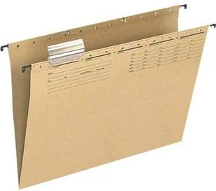 Q-Connect Teczka zawieszkowa brązowa KF00555 - Teczki i skoroszyty - miniaturka - grafika 3