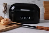 Chlebaki - Smart Kitchen design Chlebak Sofia czarny 33,5x17x15,5 cm - miniaturka - grafika 1