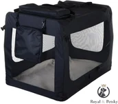 Sprzęt podróżny i transportery dla psów - Royal & Petsky Kojec transporter rozmiar XXL czarny DK4-04 - miniaturka - grafika 1