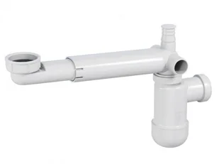 Deante NHC 633K NHC 633K SYFON BIAłY UMYWALKOWY PłASKI SPACE SAVER TELESKOPOWY - Syfony - miniaturka - grafika 2