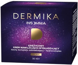 Dermika Insomnia 50-60+ księżycowy przeciwzmarszczkowy Krem pod oczy na noc 15ml - Kremy do twarzy - miniaturka - grafika 4