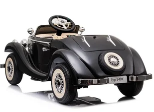 LEAN CARS Auto na akumulator Mercedes 540K Czarny 7723 - Pojazdy elektryczne dla dzieci - miniaturka - grafika 6