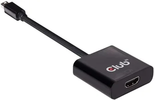 Club 3D 1.2 CAC-2170 Mini DisplayPort na HDMI 2.0 UHD Aktywny Czarny CAC-2170 - Kable światłowodowe - miniaturka - grafika 3