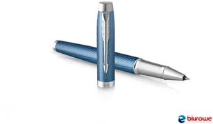 Parker Pióro kulkowe IM PREMIUM BLUE GREY CT 2143648 giftbox 2143648 - Pióra kulkowe - miniaturka - grafika 2
