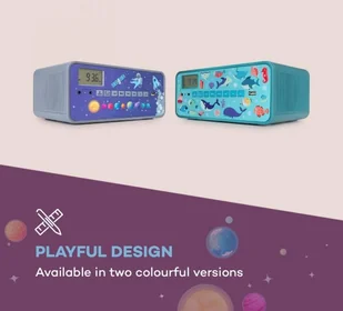 Auna Kidsbox Space CD Boombox, odtwarzacz CD, bluetooth, FM, USB, wyświetlacz LED, szary KBB-088-KidsboxSpace - Inne akcesoria audio-wideo - miniaturka - grafika 9