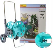 Węże ogrodowe i zraszacze - Wózek Na Wąż Ogrodowy 1/2'' 60m Richmann C0276 - miniaturka - grafika 1