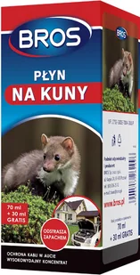 Bros płyn Odstraszacz na Kuny ochrona kabli 100ml - Zwalczanie i odstraszanie szkodników - miniaturka - grafika 2