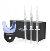 Wybielanie zębów - Invismile Zestaw do wybielania zębów Ivismile 16% Black LED - miniaturka - grafika 1