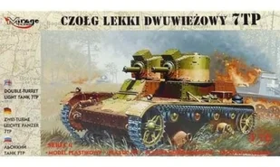Mirage Hobby czołgi Lekki 7TP Dwuwieżowy 726002 - Modele do sklejania - miniaturka - grafika 2