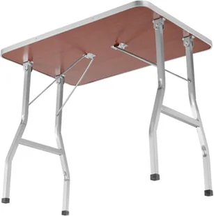 tectake Stół groomerski trymerski składany, z wysięgnikiem i dwiema smyczami - czarny/srebrny 402893 - Maszynki i nożyczki dla psów - miniaturka - grafika 7