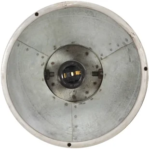 vidaXL Industrialna lampa sufitowa, srebrna, E27, drewno mango 320521 - Lampy sufitowe - miniaturka - grafika 15