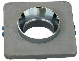 v-tac Oprawa Oczko V-TAC GIPS BETON GU10 Kwadrat Wpuszczany Szary/Chrom VT-862 - Oprawy, klosze i abażury - miniaturka - grafika 2