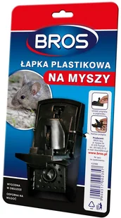 Bros Pułapka plastikowa na myszy - Zwalczanie i odstraszanie szkodników - miniaturka - grafika 2