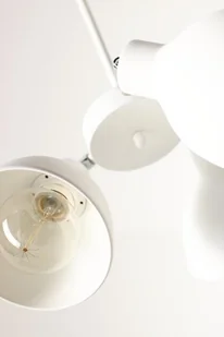 Lampex Żyrandol Zoe 3, biały, 52x37 cm - Lampy sufitowe - miniaturka - grafika 5