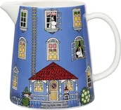 Dzbanki i imbryki - Arabia Finland Dzbanek Muminki Moominhouse z ceramicznym daszkiem 1026056 - miniaturka - grafika 1