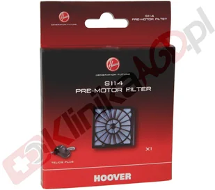 Hoover 35601288 S114 filtr przedsilnikowy, żółty 35601288 - Akcesoria do odkurzaczy - miniaturka - grafika 2